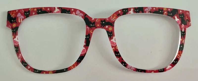 PAIR Murphy Topper; cats on dark pink