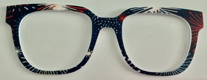 Murphy Topper; red, white and blue fireworks