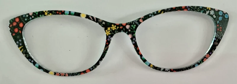 PAIR Ella Topper; wildflowers on black