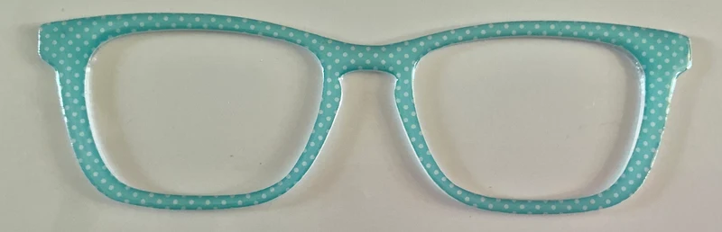 Casper Topper; white dots on aqua