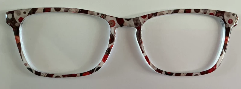 Casper Topper; red/black/white modern art design