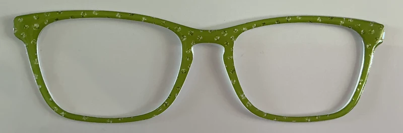 Casper Topper; diamonds on olive green