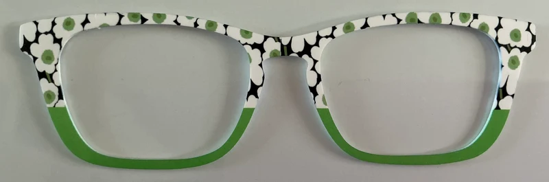 Casper Topper; flowers/lime green split