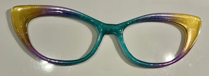 Ella Topper;Jennifer Rose purple,yellow, and green shimmer