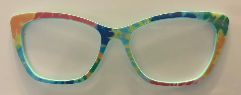 PAIR Wanda Topper, Rainbow Tie Dye