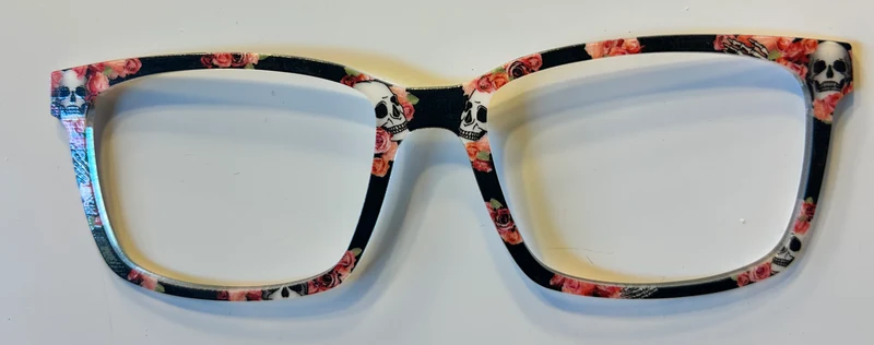 PAIR Kirby Topper, Skulls and Flowers