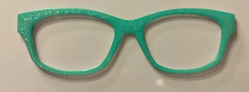 Addison Topper -aqua shimmer