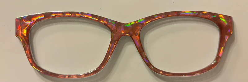 Addison Topper -light pink sparkle