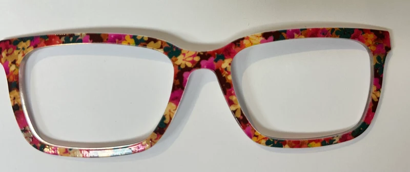 PAIR Larkin Topper, gold/black/magenta flowers