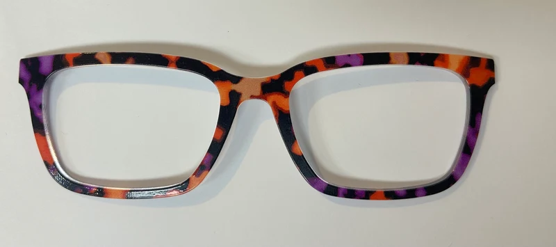 PAIR Larkin Topper, black/orange/purple tort