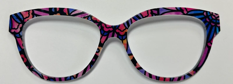 PAIR Quinn Topper, multicolored designs on black