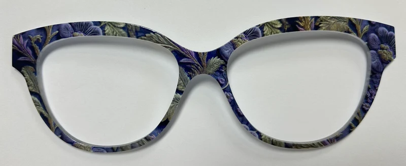 PAIR Quinn Topper, denim floral with wheat