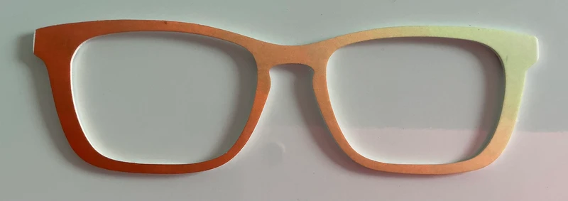 Casper Topper, orange /yellow ombre