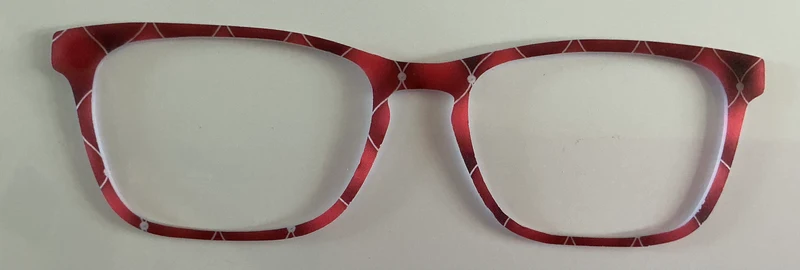Casper Topper; red and silver lined