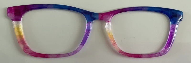 Casper Topper; multicolored color block