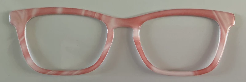 Casper Topper; salmon and white swirls