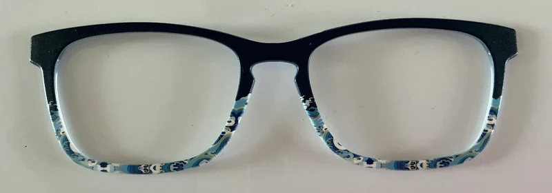 Casper Topper; blue/black design split