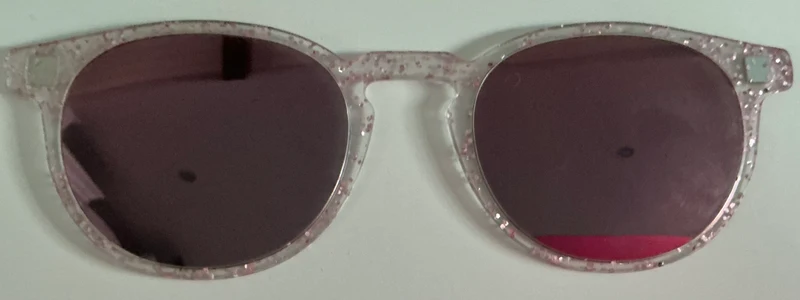 PAIR Soto Topper; pink glitter sunny