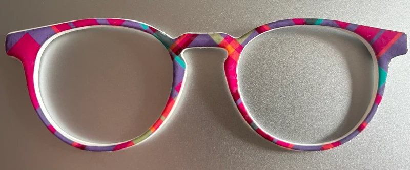 Soto Topper; vibrant plaid