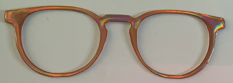 Soto Topper; peach holographic