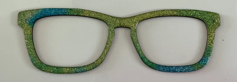Casper Topper; Laser Nonna; lime glitter overload