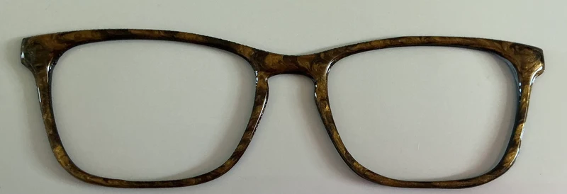 Casper Topper, gold and brown swirls