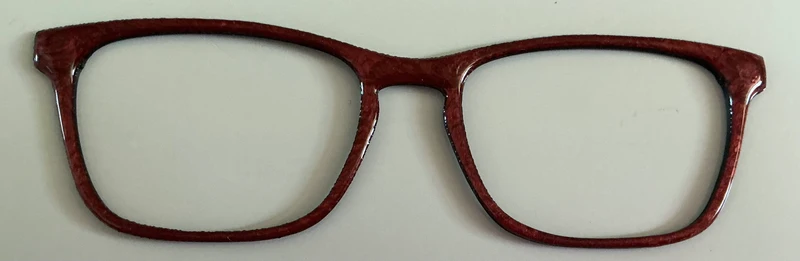 Casper Topper, burgundy resin