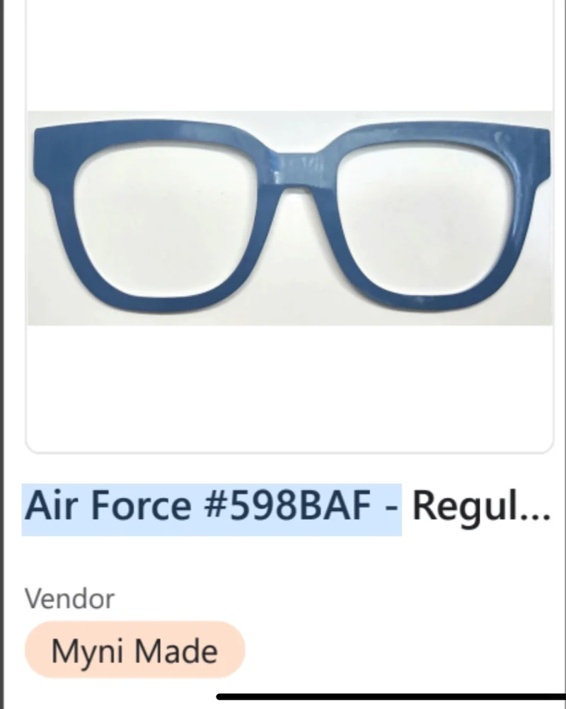 Myni Made Murphy Topper; Air Force