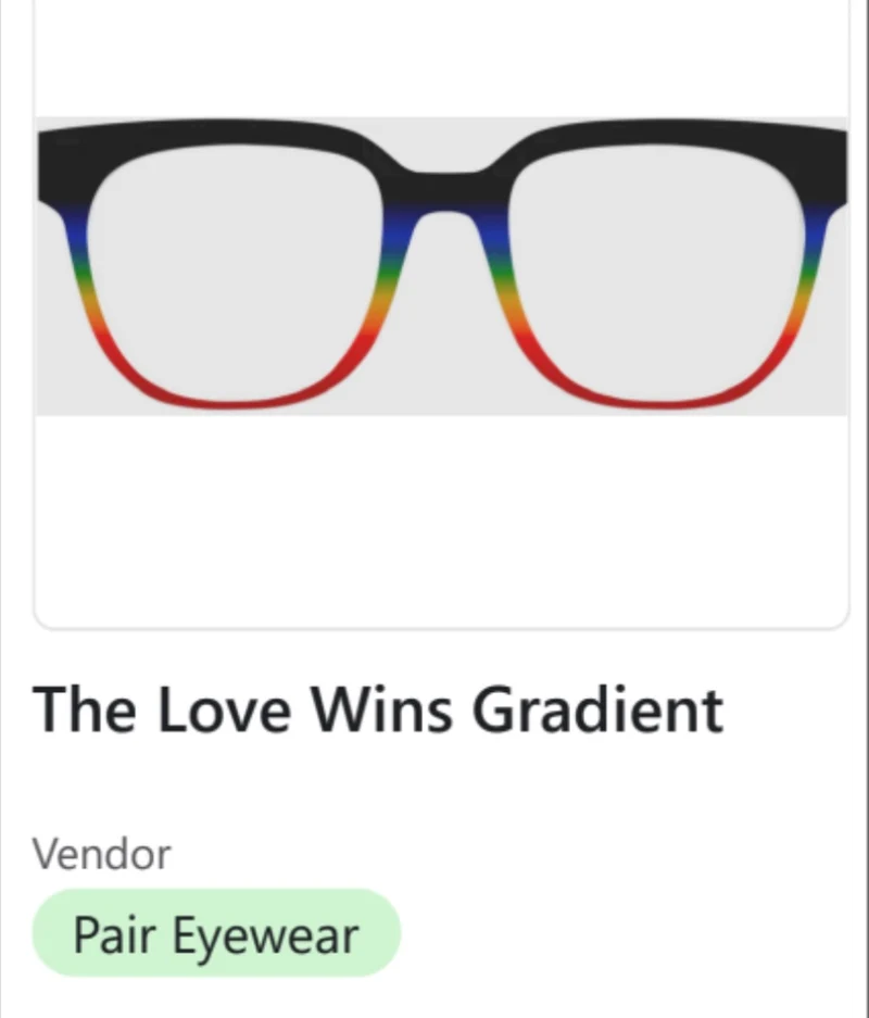 PAIR Murphy Topper; The Love Wins Gradient