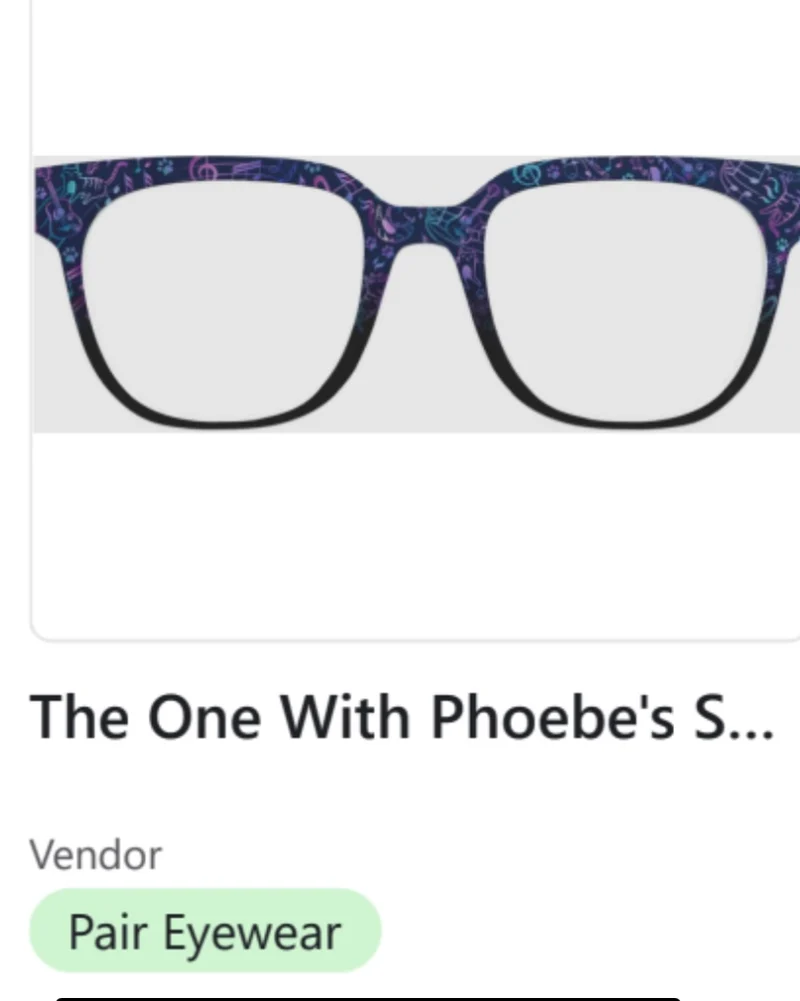 PAIR Murphy Topper; The One With Phoebe's Song