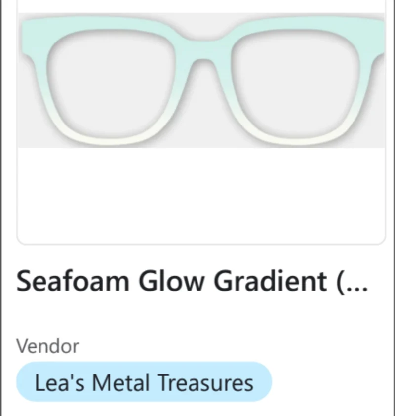Resin Murphy Topper; Lea's Metal Treasures; Seafoam Glow Gradient