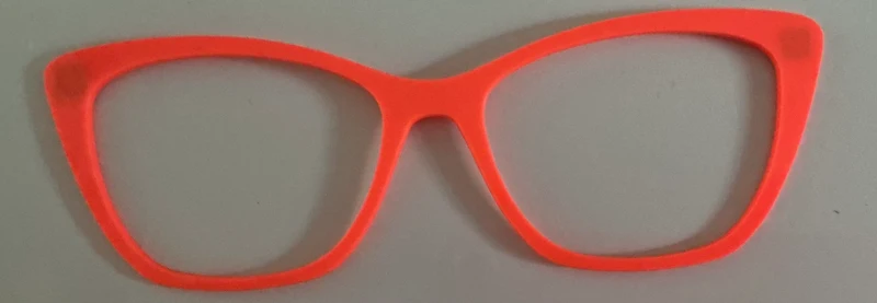 PAIR Wanda Topper; neon orange solid