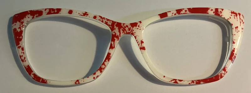 Wanda Topper; wide spread blood splatter