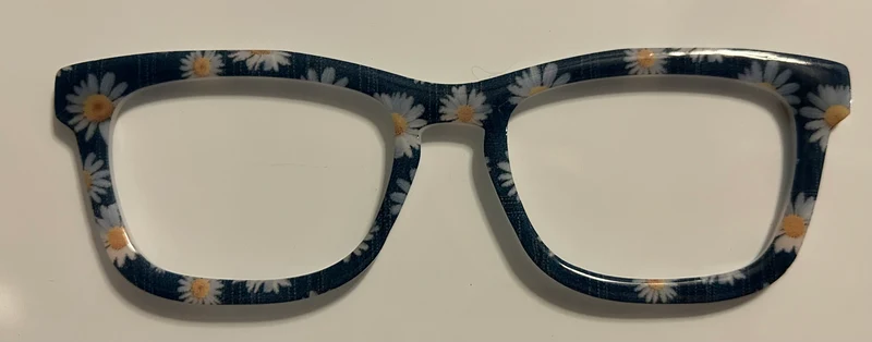 Casper Topper,daisies on blue