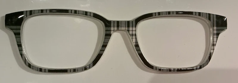 Finley Topper; green and white plaid