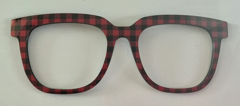 PAIR Payton Topper, red and black buffalo plaid