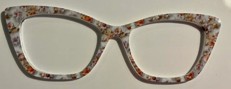 Wanda Topper; Melissas Magnetic Marvels, light gray with flowers