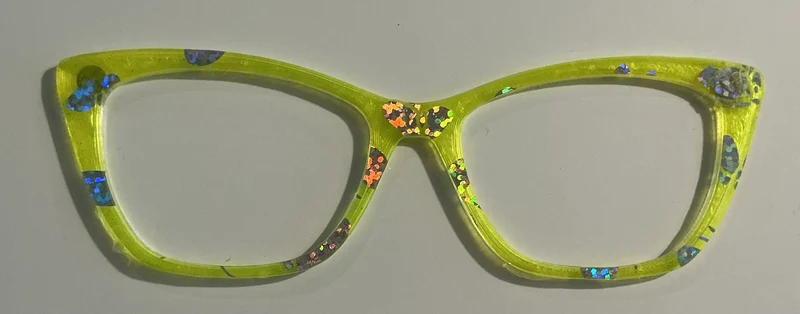 Wanda Topper; Crafty Chameleon, Jellies, yellow