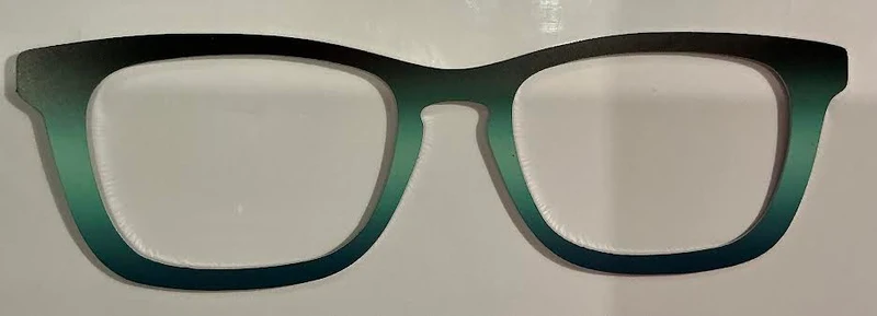 Casper, split, green and black
