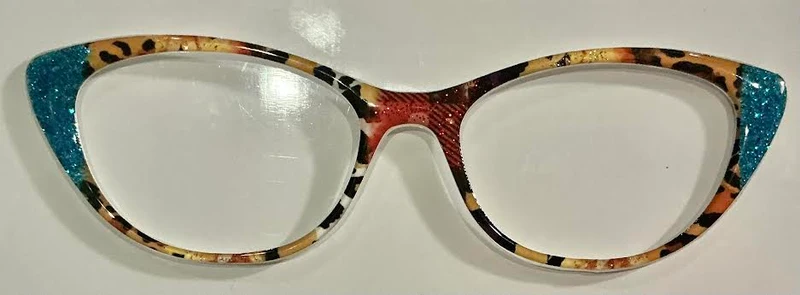 Ella Topper; Shan's Toppers and Pre Cuts; teal/animal print