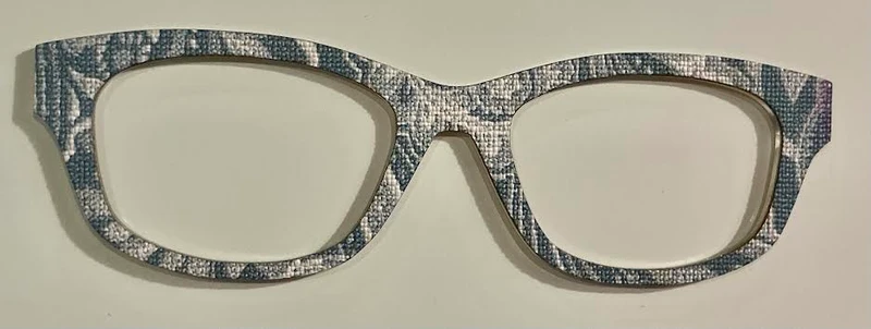 Addison Topper; Laser Nonna; blue linen