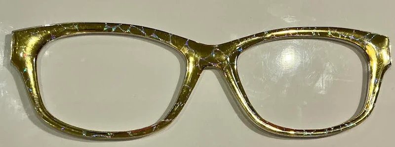 Addison Topper; gold crackle