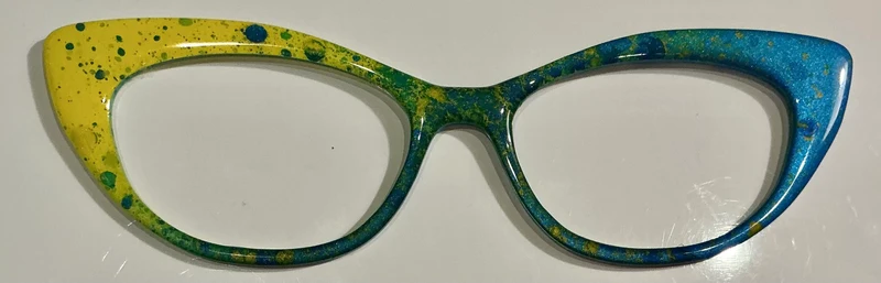 Ella Topper; Jennifer Rose yellow/green vertical fade