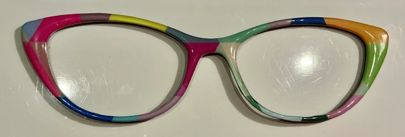 Ella Topper; multicolored color block