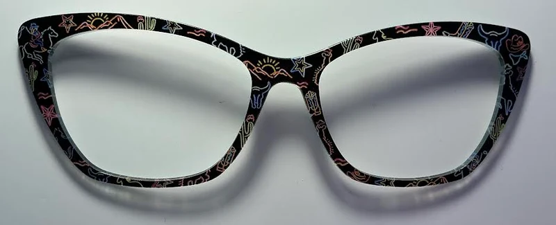 PAIR Wanda Topper; neon Texas