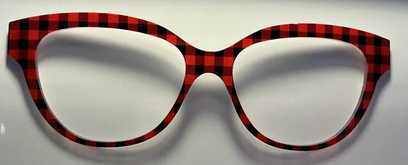 PAIR Quinn Topper; red and black buffalo plaid
