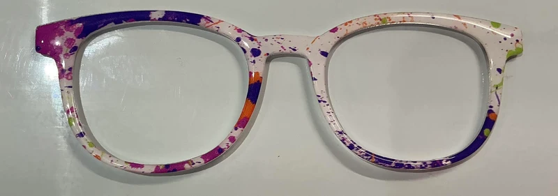 Reese Topper; paint splatter