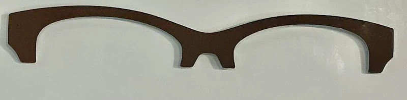 Addison Metal Brow Topper;brown