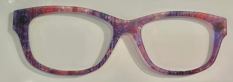 Addison Topper; matte multicolor