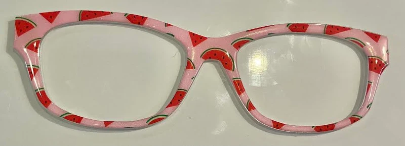 Addison Topper;watermelons on pink